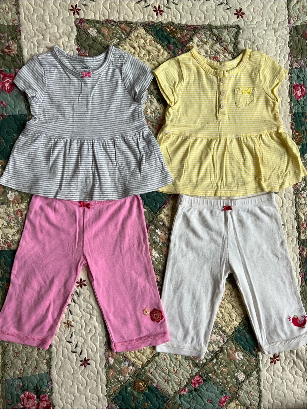 Carter's 6 months baby girl’s clothes bundle